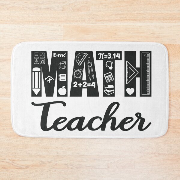 Item preview, Math teacher - teacher quote/gift (black) designed and sold by PickaSticka.