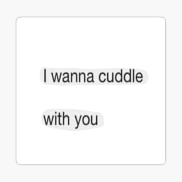 cuddle Sticker