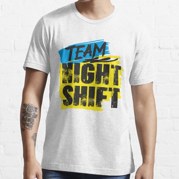 Team Night Shift Print Short Sleeve T-shirt