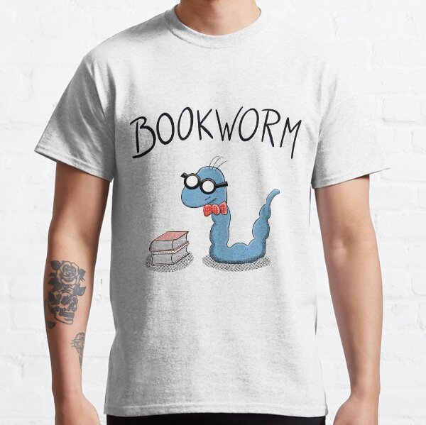 Kopie von Netter Bücherwurm Classic T-Shirt