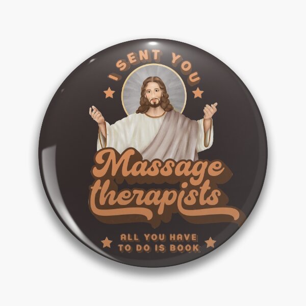 Item preview, Massage Therapist - sent by Jesus all we need to do is book_funny Design designed and sold by GalacticDust.