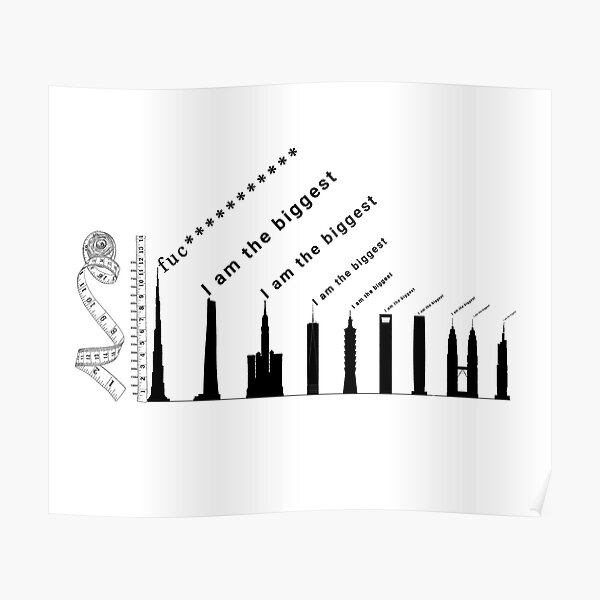 " List of tallest buildings in the world " Poster by fezagezgini
