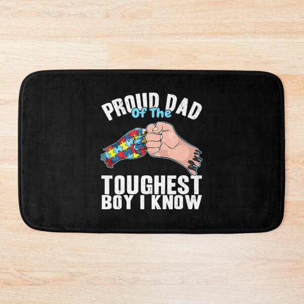 Item preview, Proud Dad Of The Toughest Boy I Know Son Autism Awareness designed and sold by DeclanMoss.