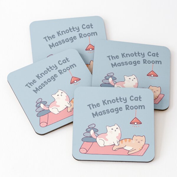 Item preview, Massage Therapist - The knotty cat massage room_funny design designed and sold by GalacticDust.