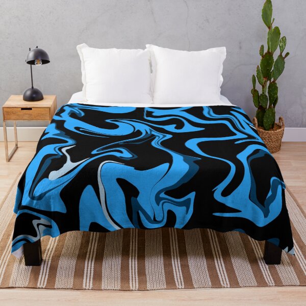 Item preview, Groovy Blue Swirled Lines designed and sold by Quoppidou.