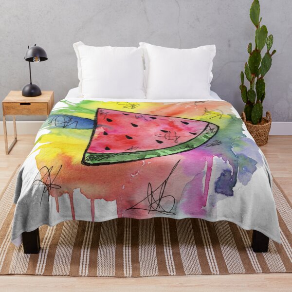 Item preview, Watercolour Rainbow Watermelon designed and sold by MenagerieMayhem.