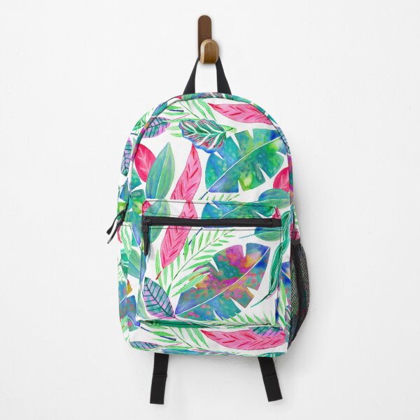 Aperçu de l'œuvre Feuilles tropicales aux couleurs vives créée et vendue par FiTambling.