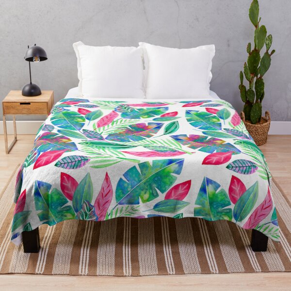 Item preview, Tropical bright coloured leaves designed and sold by FiTambling.
