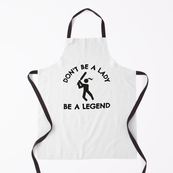 Item preview, Cricket: Don't be a lady be a legend designed and sold by TheGreenGoat.