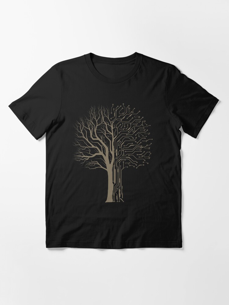 Alternate view of Digital Tree Essential T-Shirt