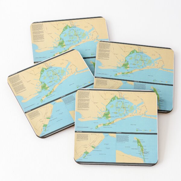 Item preview, Gateway National Recreational Area Map (1988) NYC Natural Reserves Chart designed and sold by BravuraMedia.
