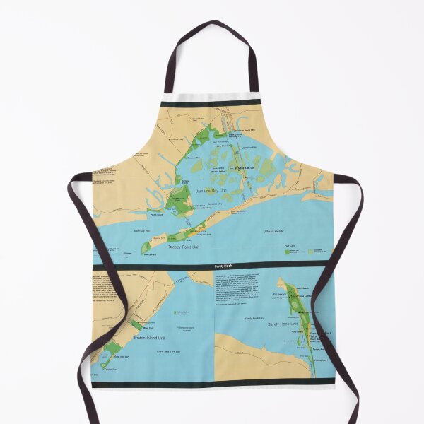 Item preview, Gateway National Recreational Area Map (1988) NYC Natural Reserves Chart designed and sold by BravuraMedia.