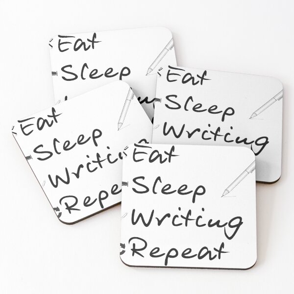 Item preview, Eat sleep writing repeat designed and sold by sajith99.