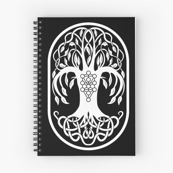 Artikelvorschau, Baum des Lebens (Weiß auf Schwarz) entworfen und verkauft von 11thIdeaDesigns.