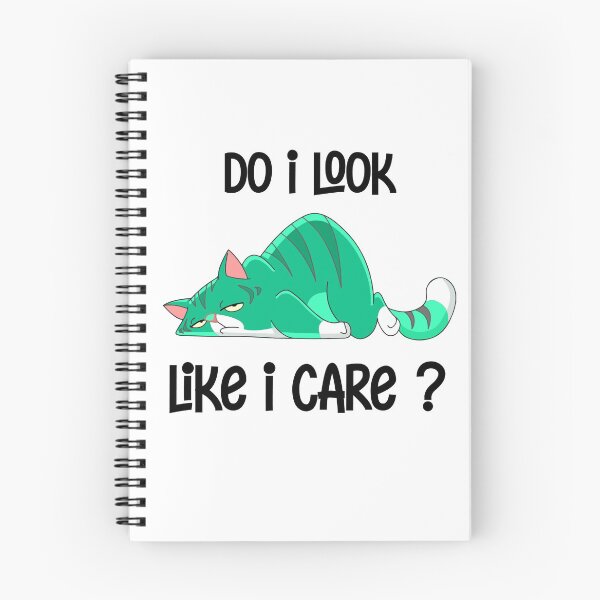 Item preview, Do I Look Like I Care Cat  Gift designed and sold by alfa-rouk.