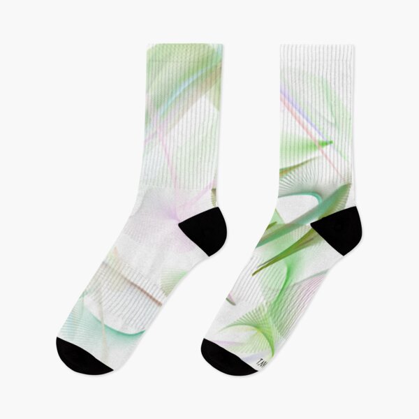Item preview, Running Abstract Art Design wavy line art full of color on white background designed and sold by TekakuArt.