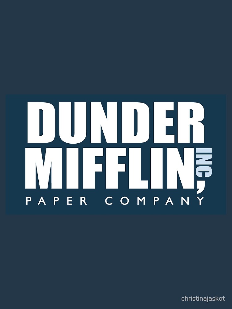 Dunder Mifflin - The Office by christinajaskot