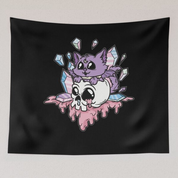 Artikelvorschau, Kawaii Hexenkätzchen Pastel Goth entworfen und verkauft von Moonpie90.