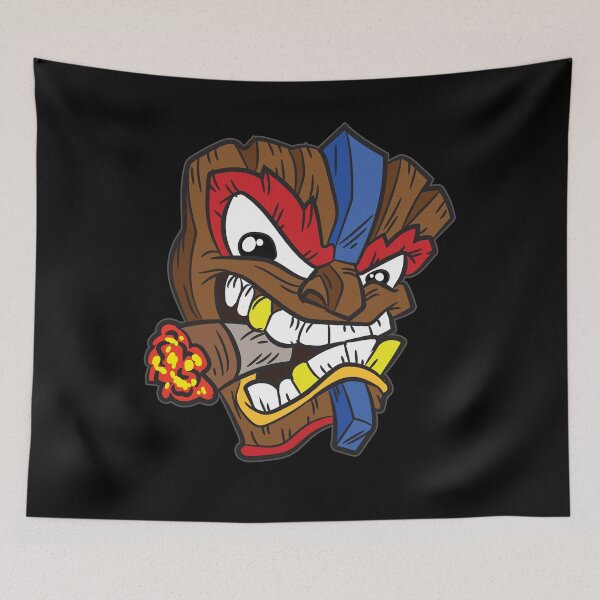Item preview, Smoking Tiki Mask designed and sold by Moonpie90.