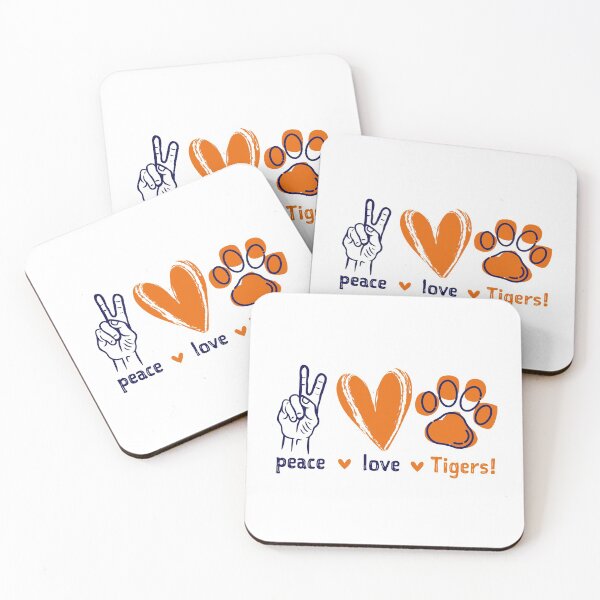Item preview, Peace, Love, Tigers designed and sold by SouthernBibi.