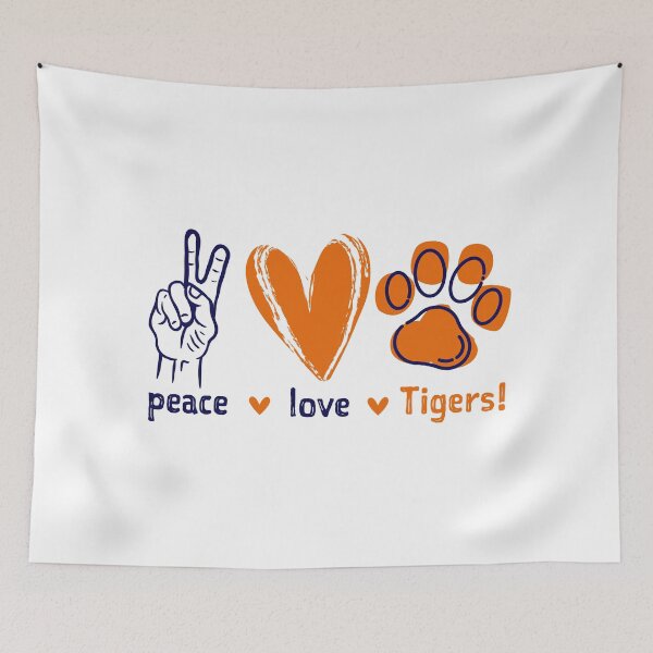 Item preview, Peace, Love, Tigers designed and sold by SouthernBibi.