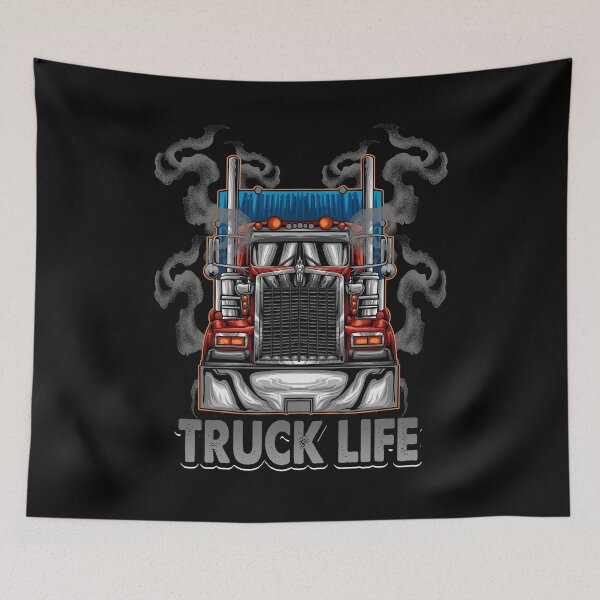 Item preview, Truck Life - Trucker Design designed and sold by Meliafroggy.