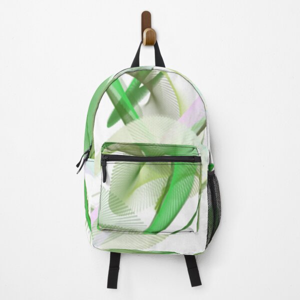 Item preview, Life Abstract Art Design wavy line art full of color on white background designed and sold by TekakuArt.