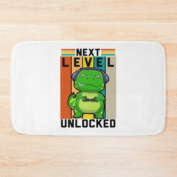 Item preview, Gaming Dinosaur - Next Level Unlocked designed and sold by infleims.