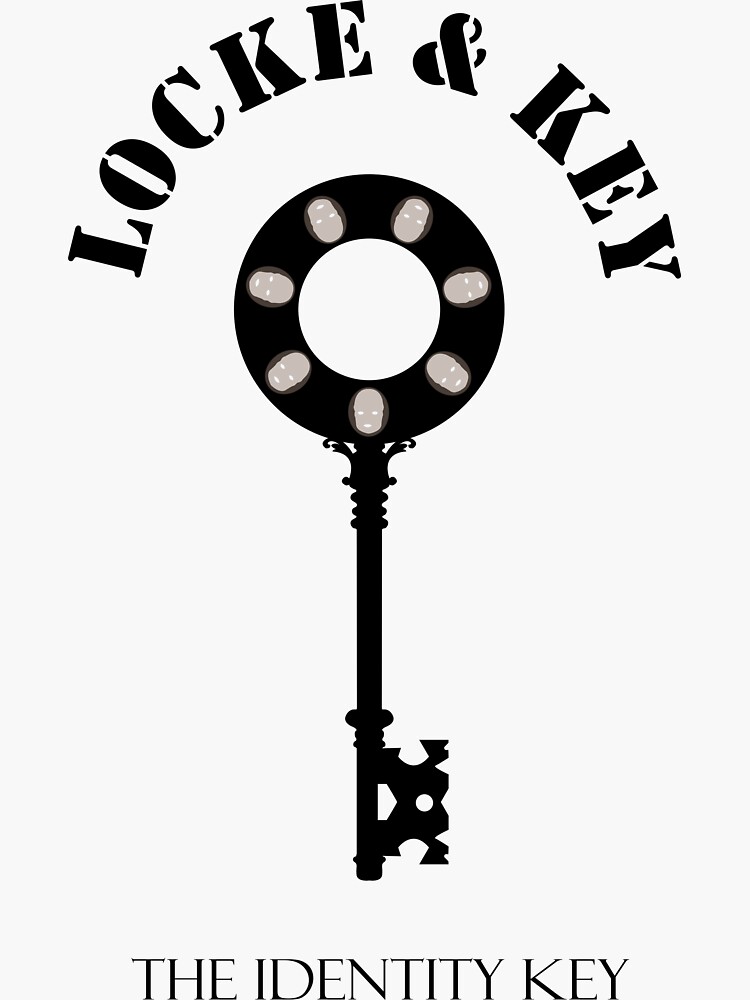 "Locke And Key The Identity Key" Sticker for Sale by uredian Redbubble