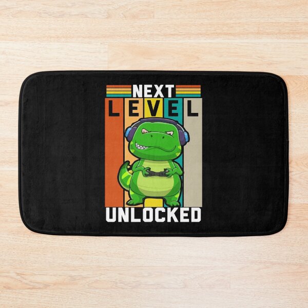Item preview, Gaming Dinosaur - Next Level Unlocked designed and sold by infleims.