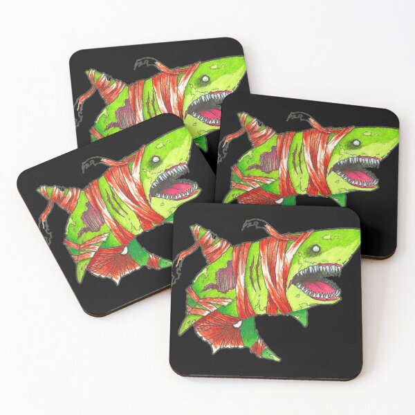 Item preview, Zombie Shark Scary - Green Shark designed and sold by Cool Store.