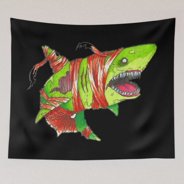 Item preview, Zombie Shark Scary - Green Shark designed and sold by Cool Store.