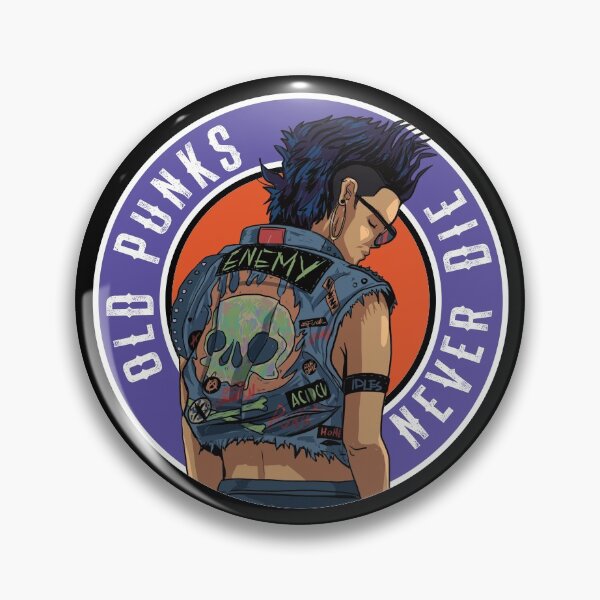Item preview, Old Punks Never Die designed and sold by Rhu Creations.