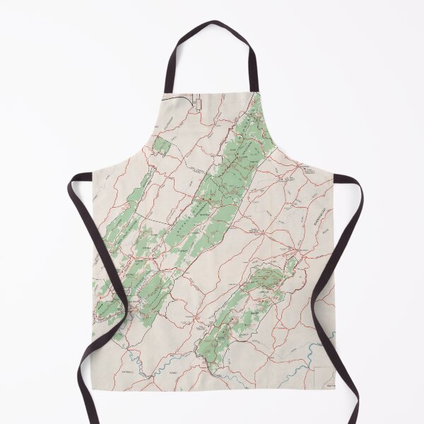 Item preview, Old George Washington National Forest Map (1964) Vintage WVA & VA Woodland Preserve Atlas designed and sold by BravuraMedia.