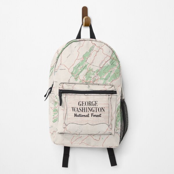 Item preview, Old George Washington National Forest Map (1964) Vintage WVA & VA Woodland Preserve Atlas designed and sold by BravuraMedia.