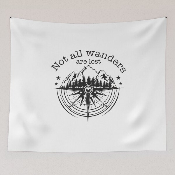 Item preview, Not all wanders are lost designed and sold by NIN-DA.