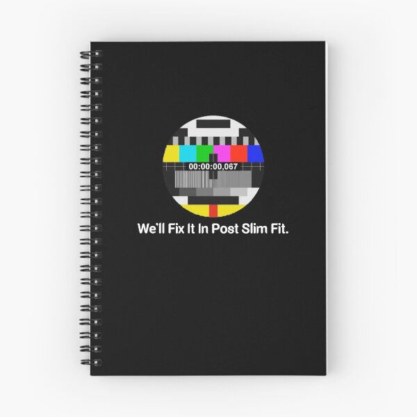 Item preview, We'll Fix it in Post SMPTE Standard Definition Television Color Bars  slim fit  designed and sold by Mr Wolf.