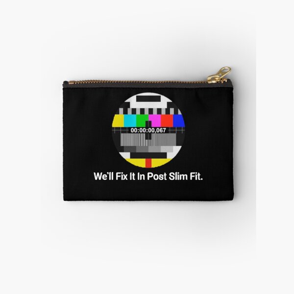 Item preview, We'll Fix it in Post SMPTE Standard Definition Television Color Bars  slim fit  designed and sold by Mr Wolf.