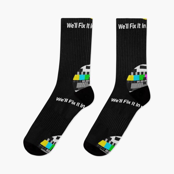 Item preview, We'll Fix it in Post SMPTE Standard Definition Television Color Bars  slim fit  designed and sold by Mr Wolf.