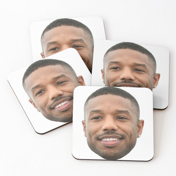 Item preview, Michael B Jordan heads designed and sold by Fiona Shorts.