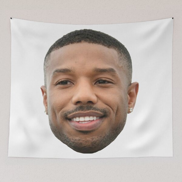 Item preview, Michael B Jordan heads designed and sold by Fiona Shorts.