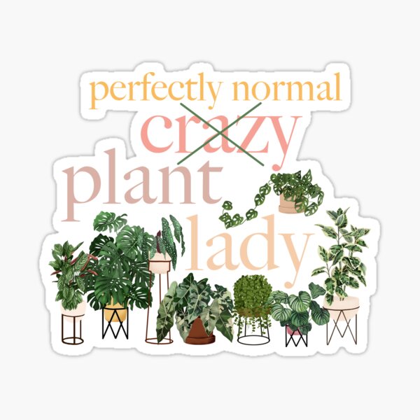 Item preview, Crazy Plant Lady, Funny Plant Quote Art 2 designed and sold by Ana Moguš.