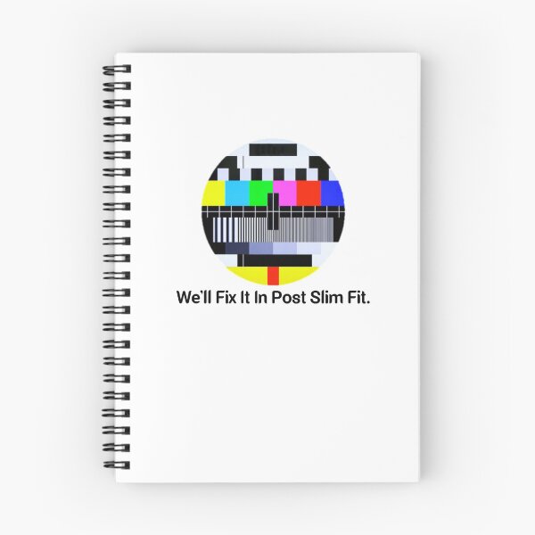 Item preview, We'll Fix it in Post SMPTE Standard Definition Television Color Bars  slim fit  designed and sold by Mr Wolf.