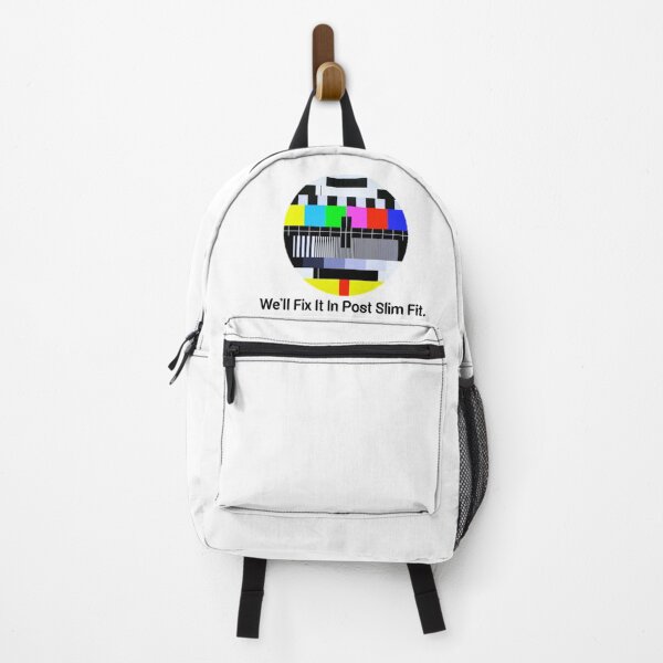 Item preview, We'll Fix it in Post SMPTE Standard Definition Television Color Bars  slim fit  designed and sold by Mr Wolf.