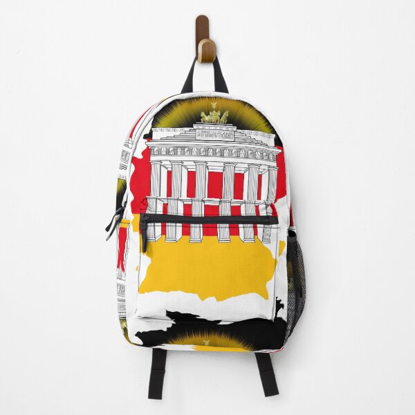 Item preview, Germany's country outline & flag color and Bradenburg Gate illustration designed and sold by Kalin-Lyfe.