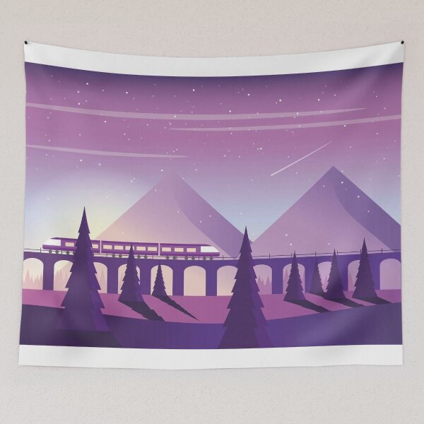 Item preview, mountain train  designed and sold by Matildabroski.