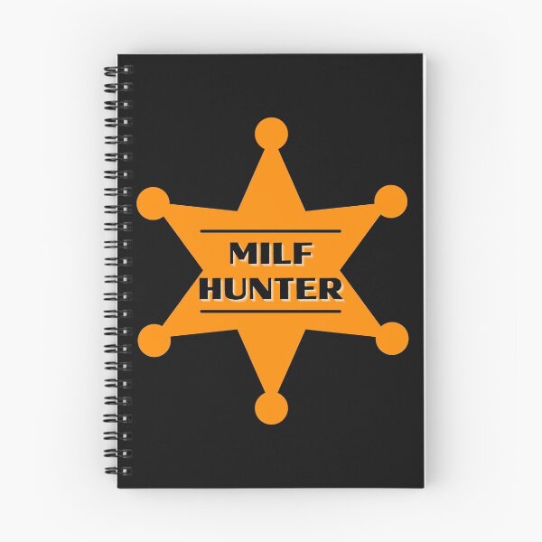 Item preview, MILF Hunter Orange Badge designed and sold by CaitU.