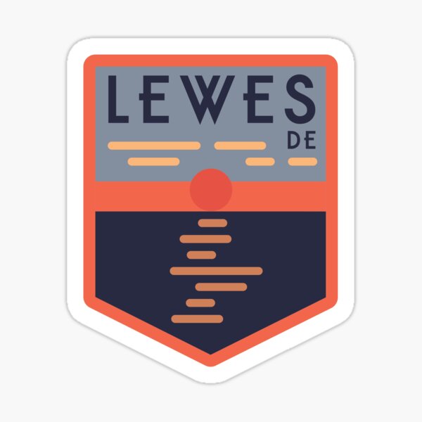 Lewes, Delaware Graphic Items! Sticker