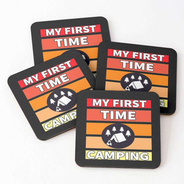 Item preview, My first Time Camping designed and sold by Ahmed Graphic .