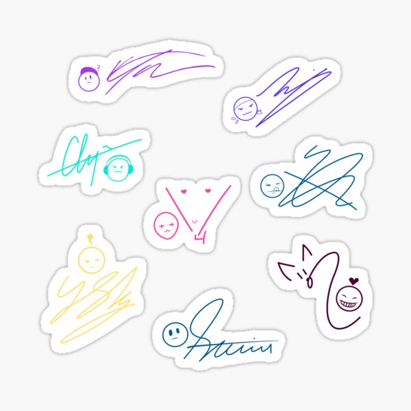 Artikel-Vorschau von Stray Kids Signature Pack ft. Gone days Emoticon Neon Ver., designt und verkauft von yeasitrus.